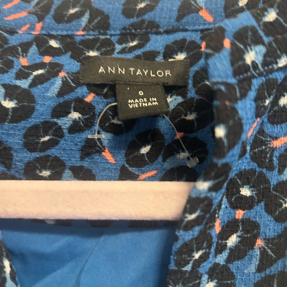 Ann Taylor Navy and Black Maxi Dress -Emily in Paris Brunch Style Dress - Picture 2 of 3